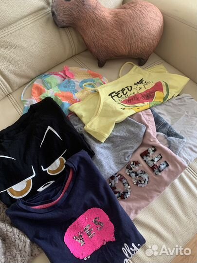 Комплект вещей на девочку 128 см (9шт)