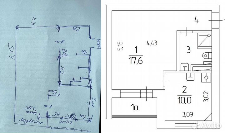 Оцифровка планов бти в Компас