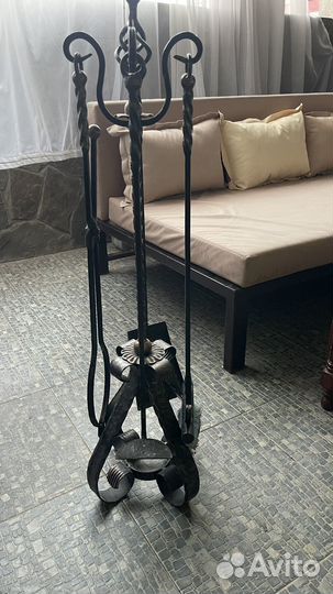 Кованный набор для камина