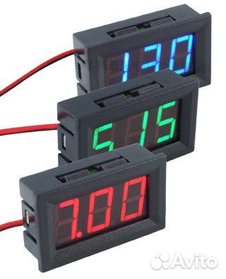 Вольтметр Амперметр 100V 10A