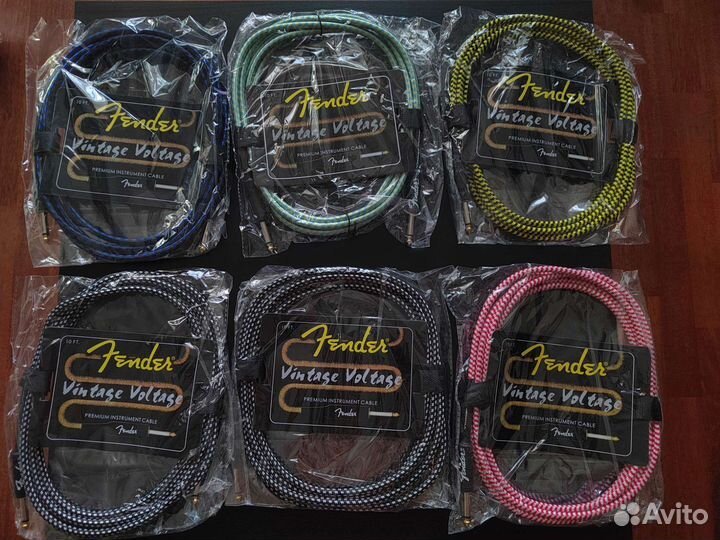 Гитарный кабель Fender 3m Vintage Voltage