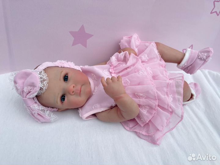 Кукла пупс реборн силиконовая