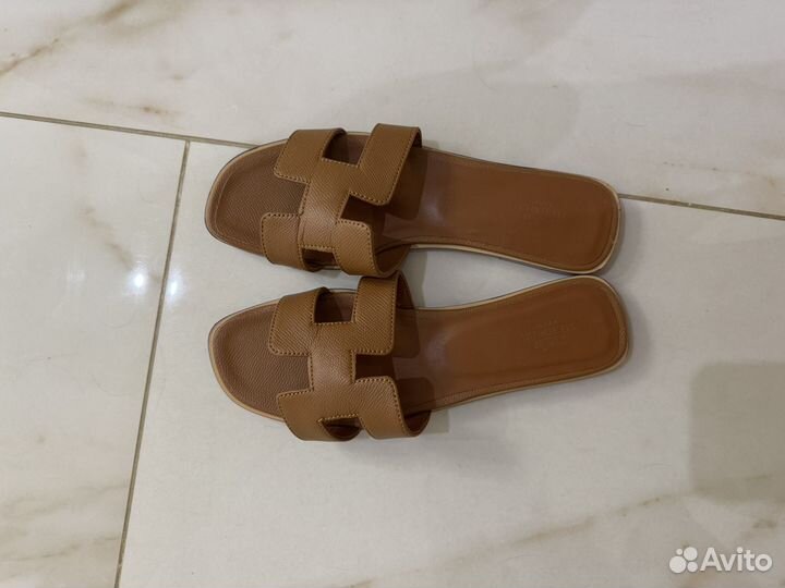 Шлепанцы hermes 38