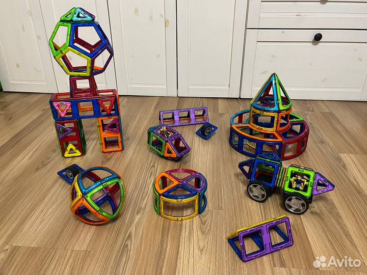 Magformers 138 деталей оригинал