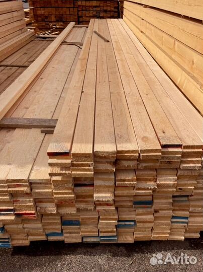 Доска обрезная 25х150х6000мм от производителя