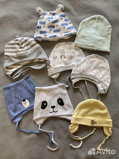 Шапочки новые и б/у (40-42-44 размер)