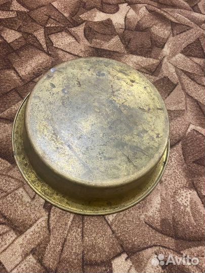 Латунный таз для варенья