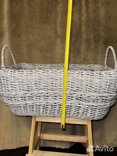 Дровница из ротанга