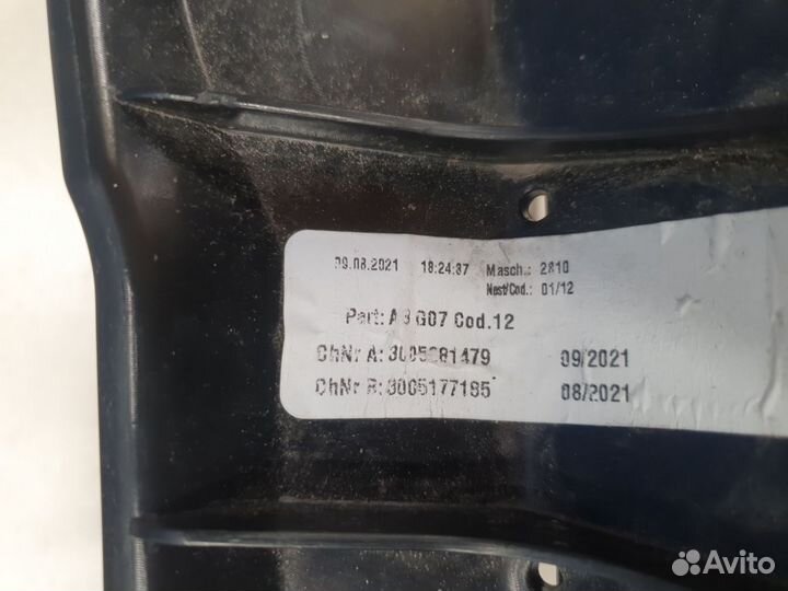 Спойлер двери багажника BMW X7 G07 2018