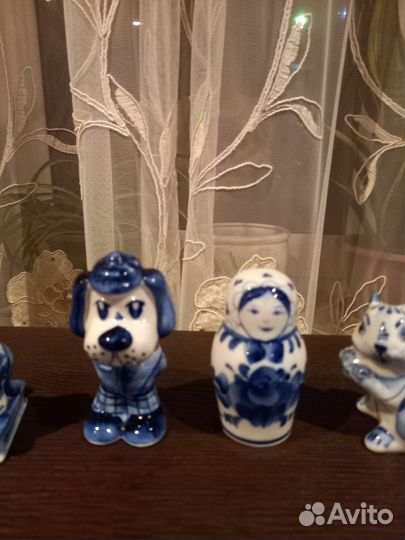 Гжель фарфор фигурки