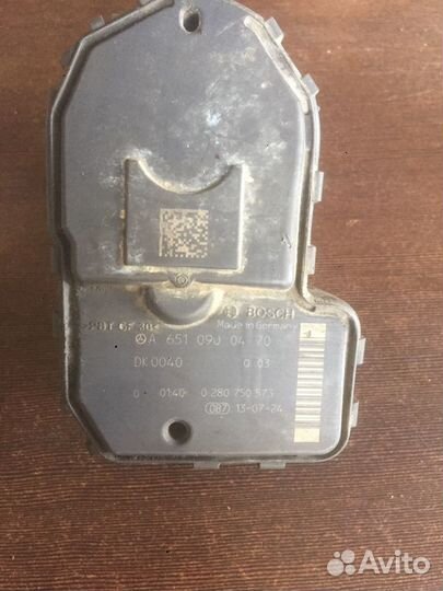 Дрoсель на Меrсedеs A6510900470