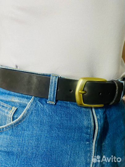 Мужской кожаный ремень