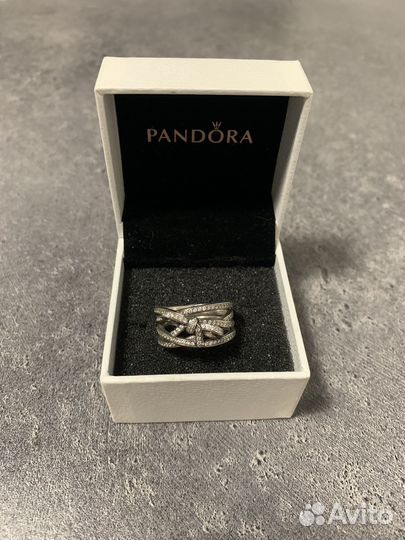 Кольцо и серьги pandora