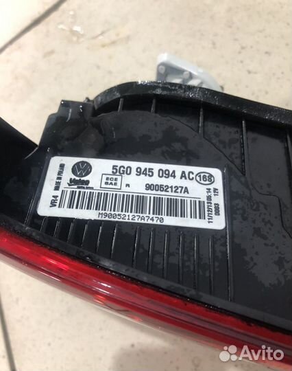 Фонарь задний правый volkswagen Golf 7