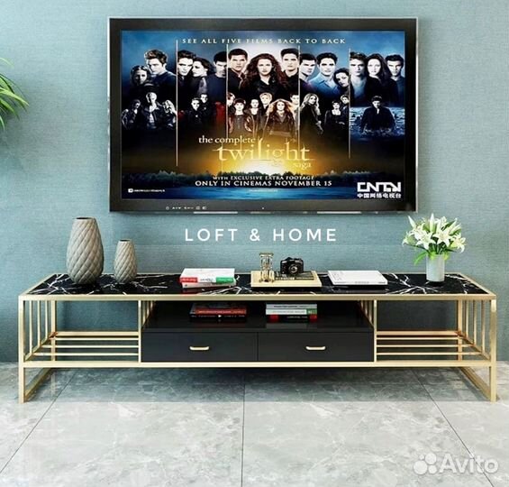 Тумба под телевизор лофт