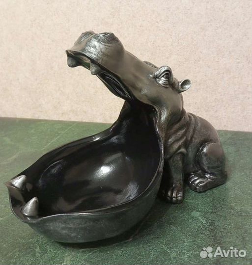 Конфетница ключница статуэтка Бегемот Волжский