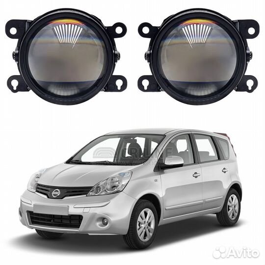 Туманки Bi-LED F4 Nissan Note I
