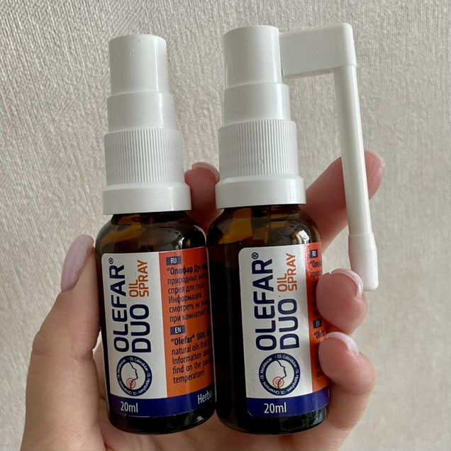 Спрей для полости рта Olefar Duo Oil Spray