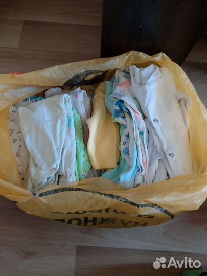Детские вещи пакетом на мальчика 56 62