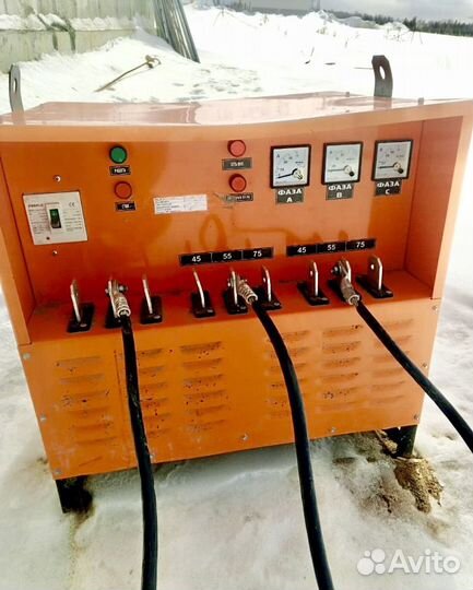 Трансформатор для прогрева бетона бу