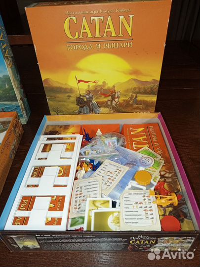 Игра настольная, города и рыцари