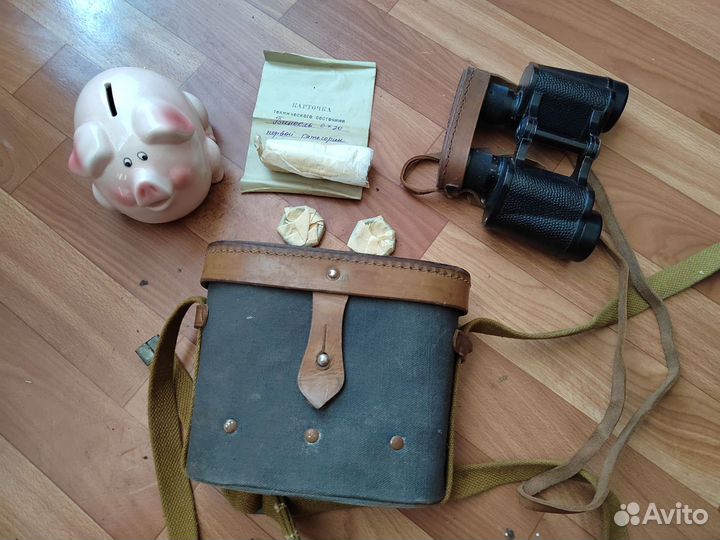 Бинокль Б6х30 армейский новый 1946г