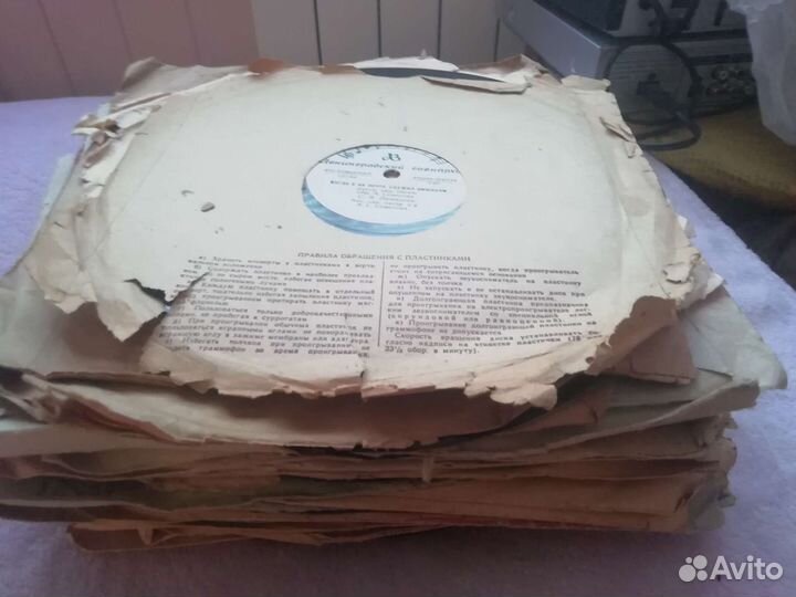 Патефонные пластинки СССР