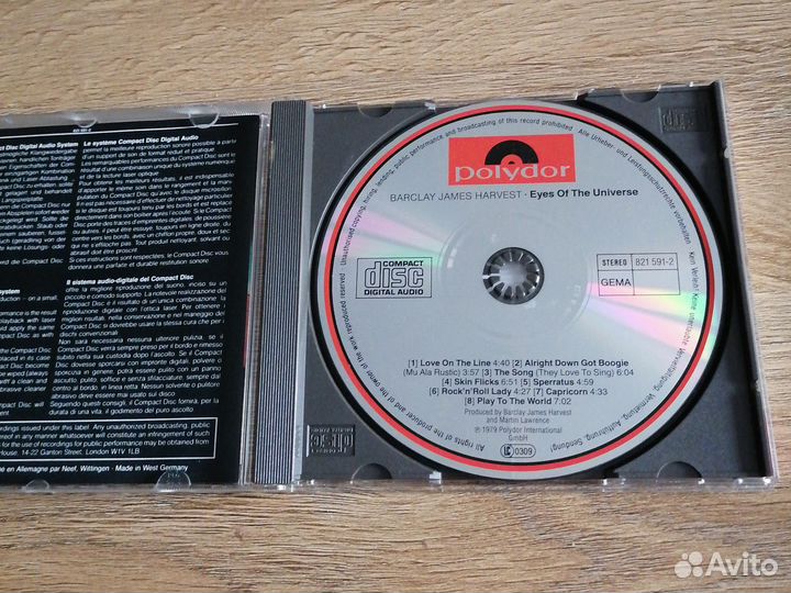 Фирменные диски,первый пресс