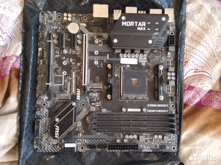 Материнская плата msi b450m mortar max