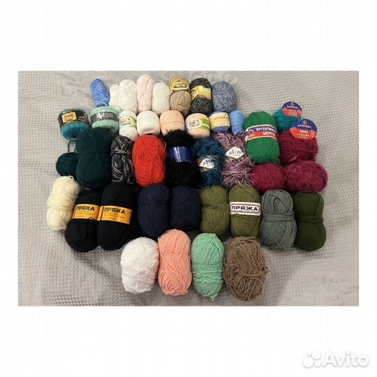 Пряжа хлопок/ шерсть/ акрил