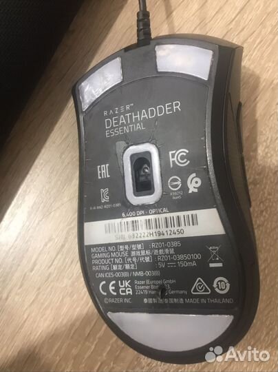 Игровая мышь razer deathadder essential