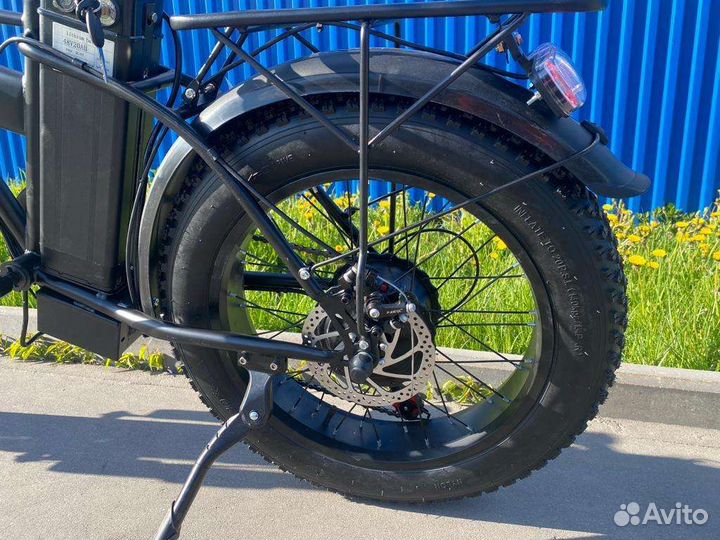 Электровелосипед фэтбайк складной