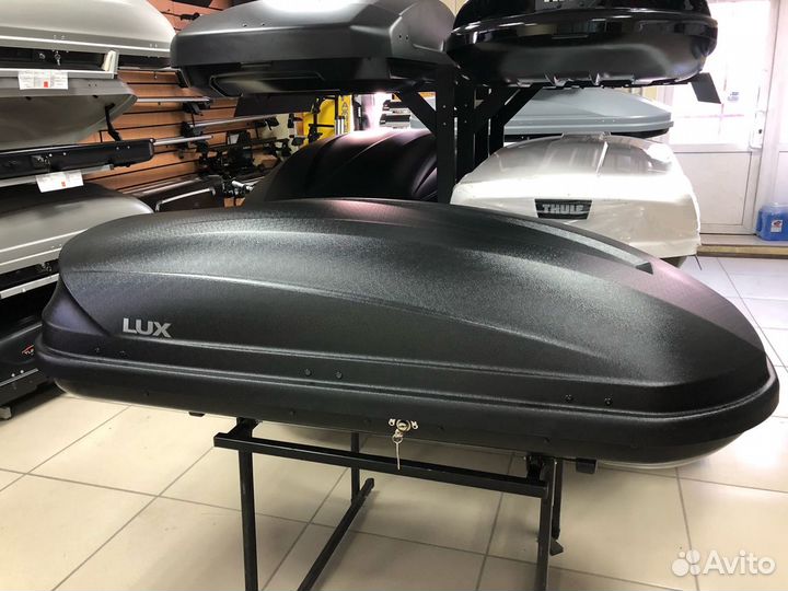 Автобокс багажник на крышу Лада Калина