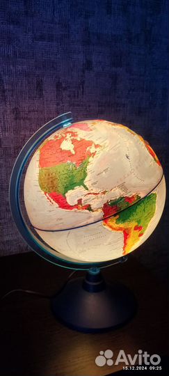 Глобус с подсветкой 25см