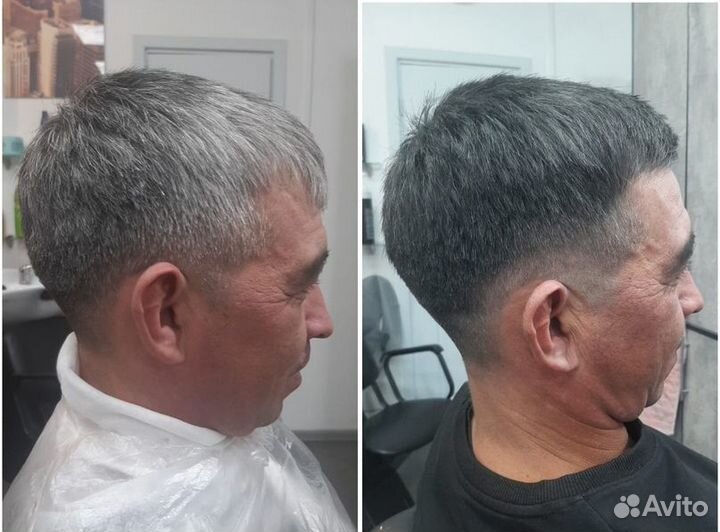 Мужское окрашивание камуфляж