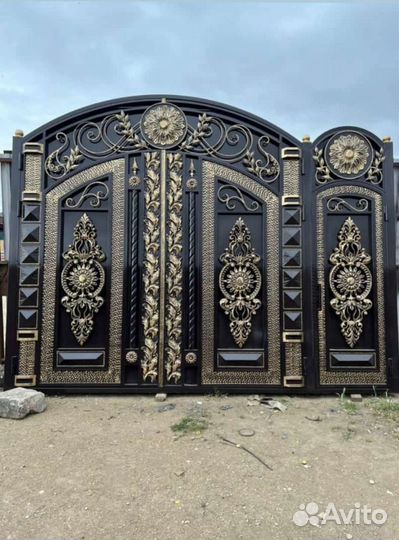 Кованые ворота ковка 1