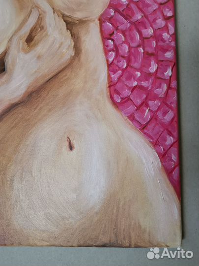 Картина холст масло. 