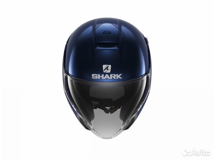 Мотошлем Shark citycruiser dual blank Blue 2023