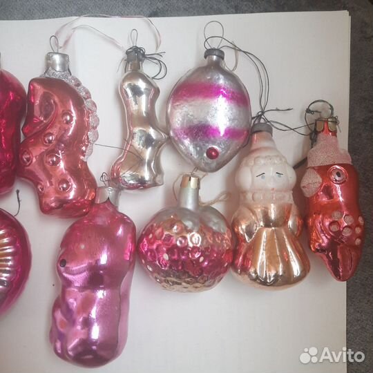 Елочные игрушки СССР