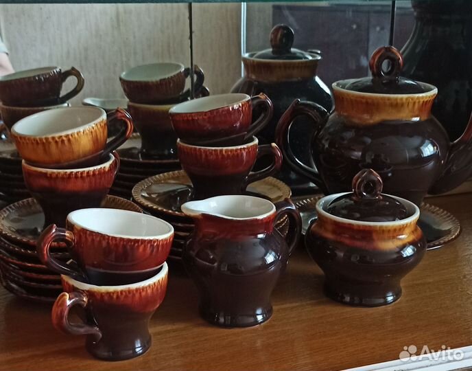 Чайный кофейный сервиз СССР новый