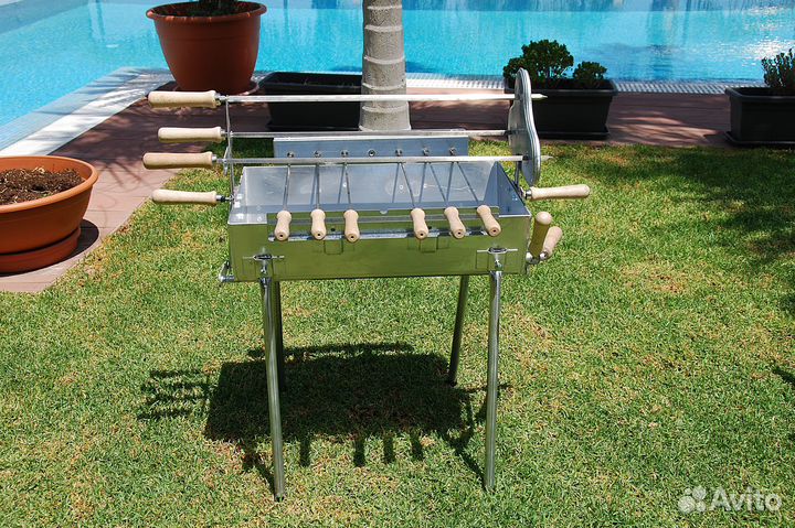 Барбекю мангал автоматический электрический