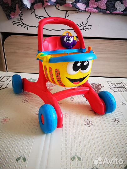 Детская тележка и качели для кукол