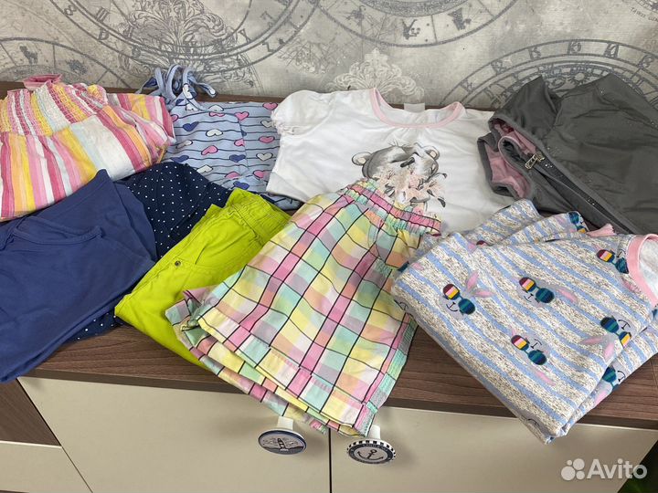 Пакет вещей для девочки 110 116