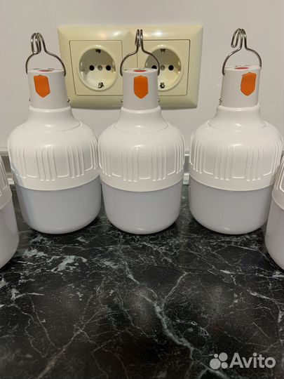 Кемпинговый фонарь с аккумулятором, 100W (10Ватт)