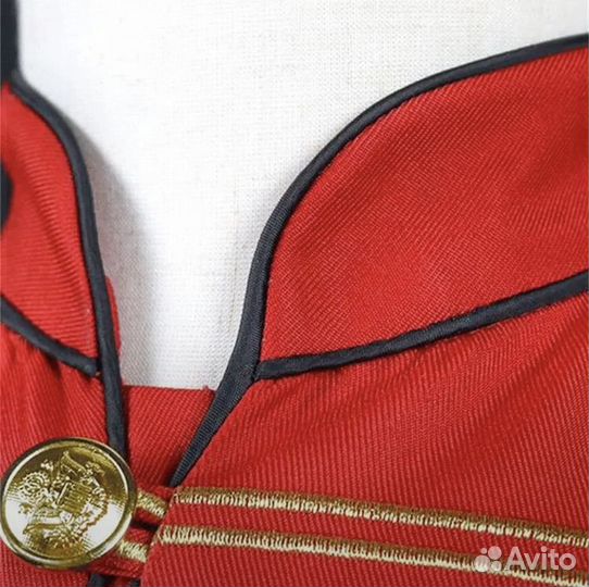 Камзол мундир исторический красный