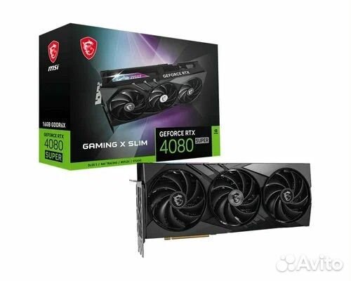 Видеокарта RTX 4080 super MSI Gaming X Slim