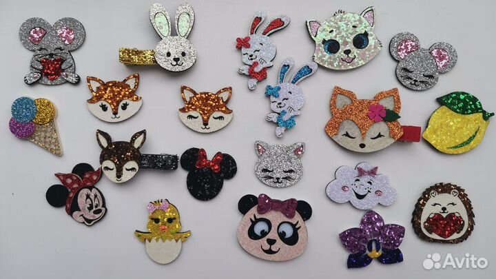 Заколки и бантики ручной работы