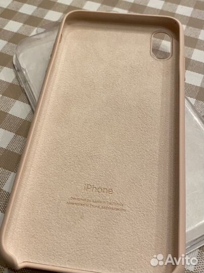 Оригинальный силиконовый чехол iPhone X MAX XS MAX