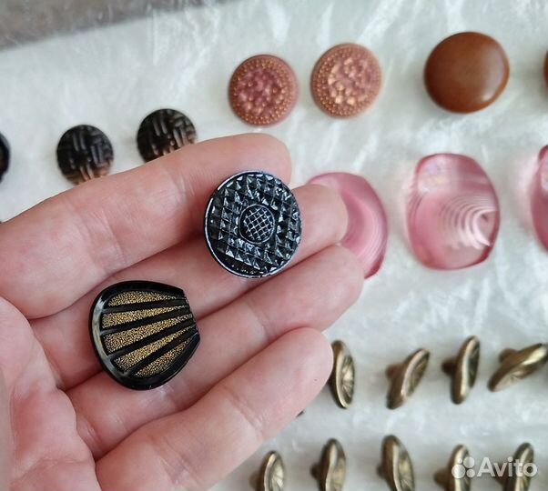 Пуговицы винтажные Чехия Германия СССР - 2