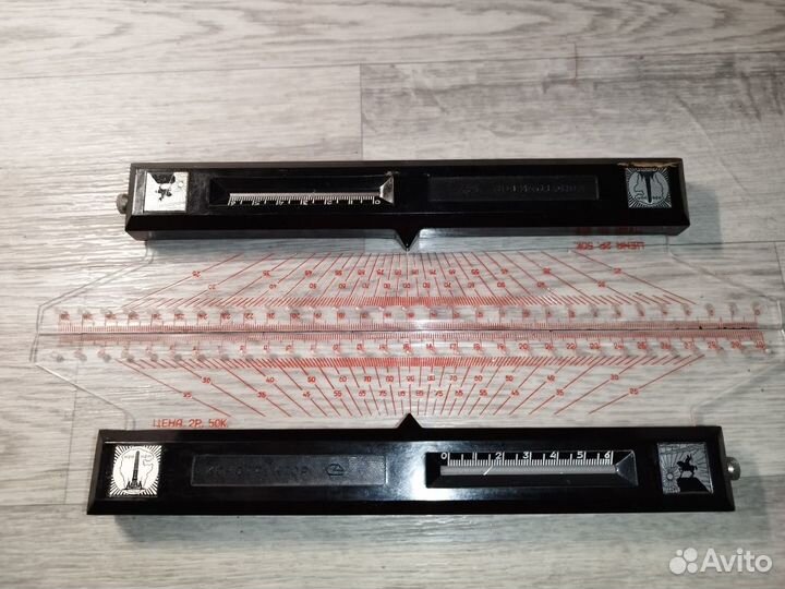 Линейка чертежная СССР - Конструктор (Уфа-СССР)